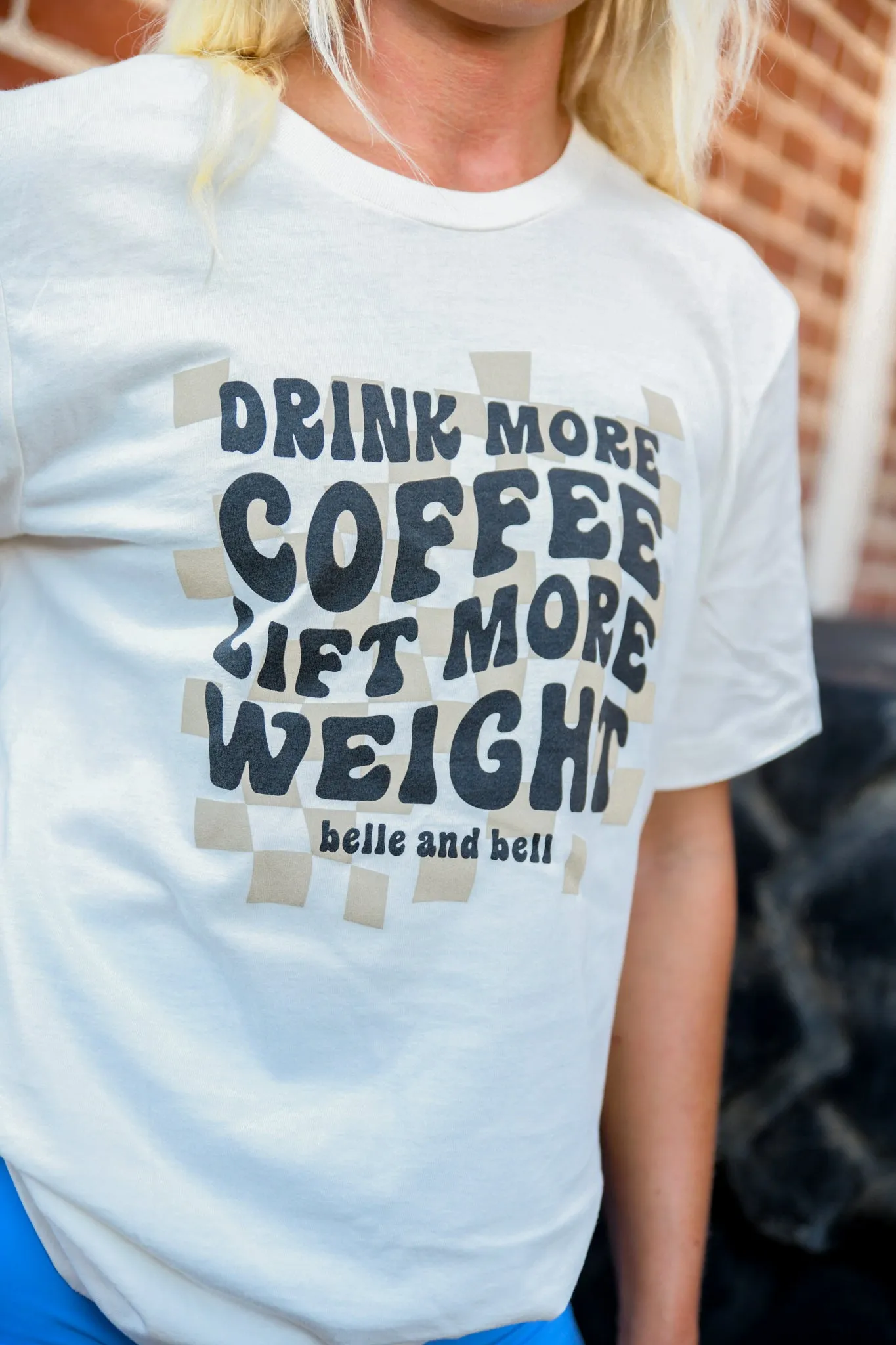 Drink More Coffee Lift More Weight - Oversized Tee