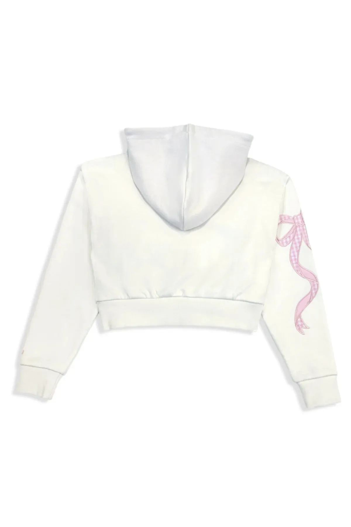 Dylan Bow Zip Crop Sweatshirt