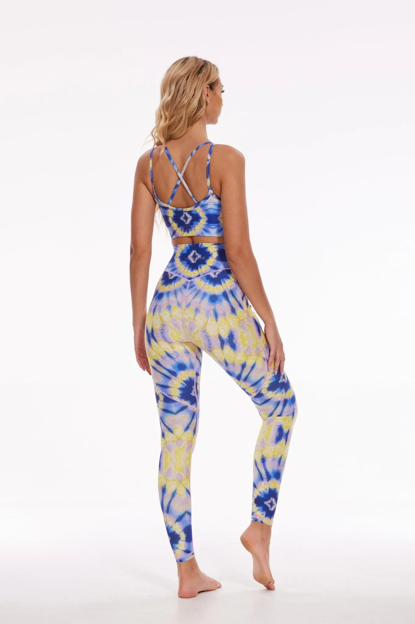 Electric Bloom Tie-Dye Leggings