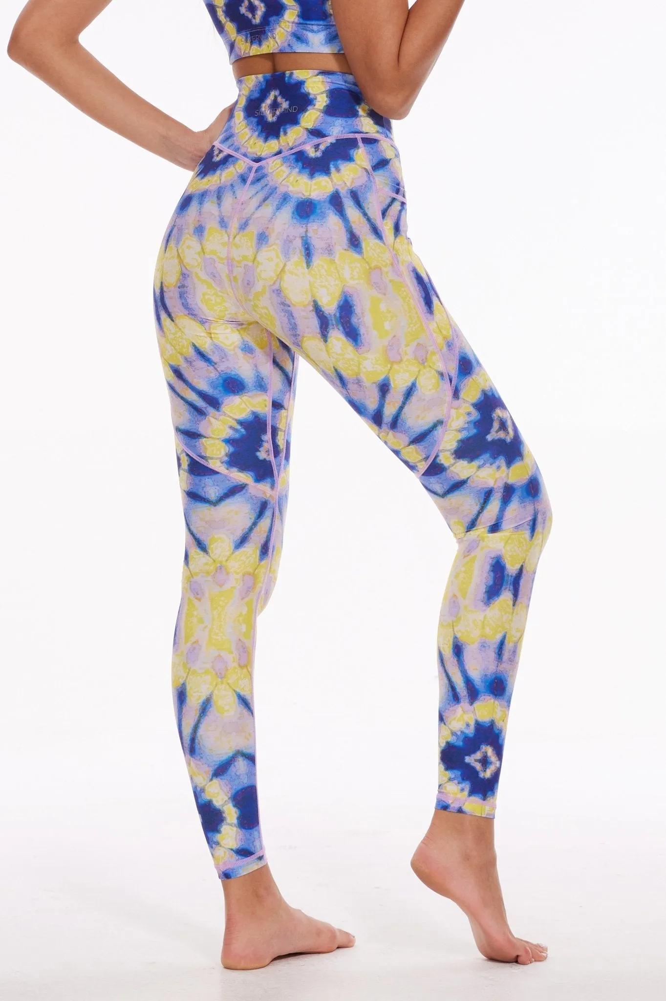 Electric Bloom Tie-Dye Leggings