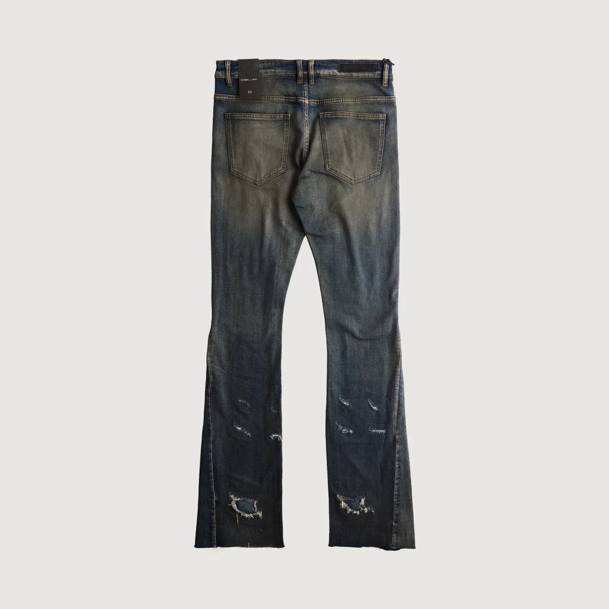EMBELLISH ROLLA FLARE JEAN (ABYSS WASH)