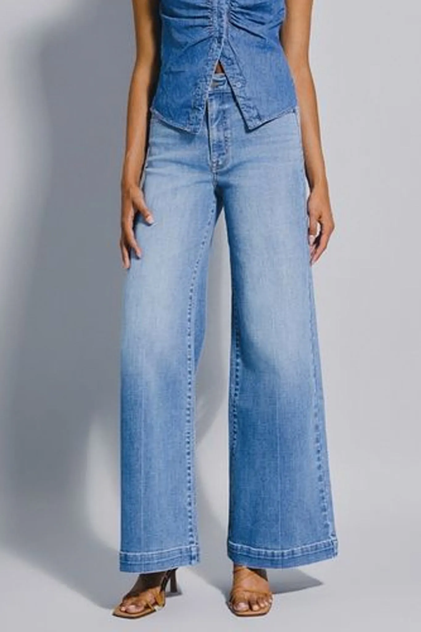 Eunina Chloe Super High Rise Trouser in Alder