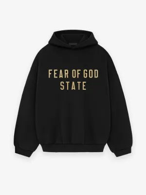 Fear of God Essentials Feece Hoodie BLACK (FW24)