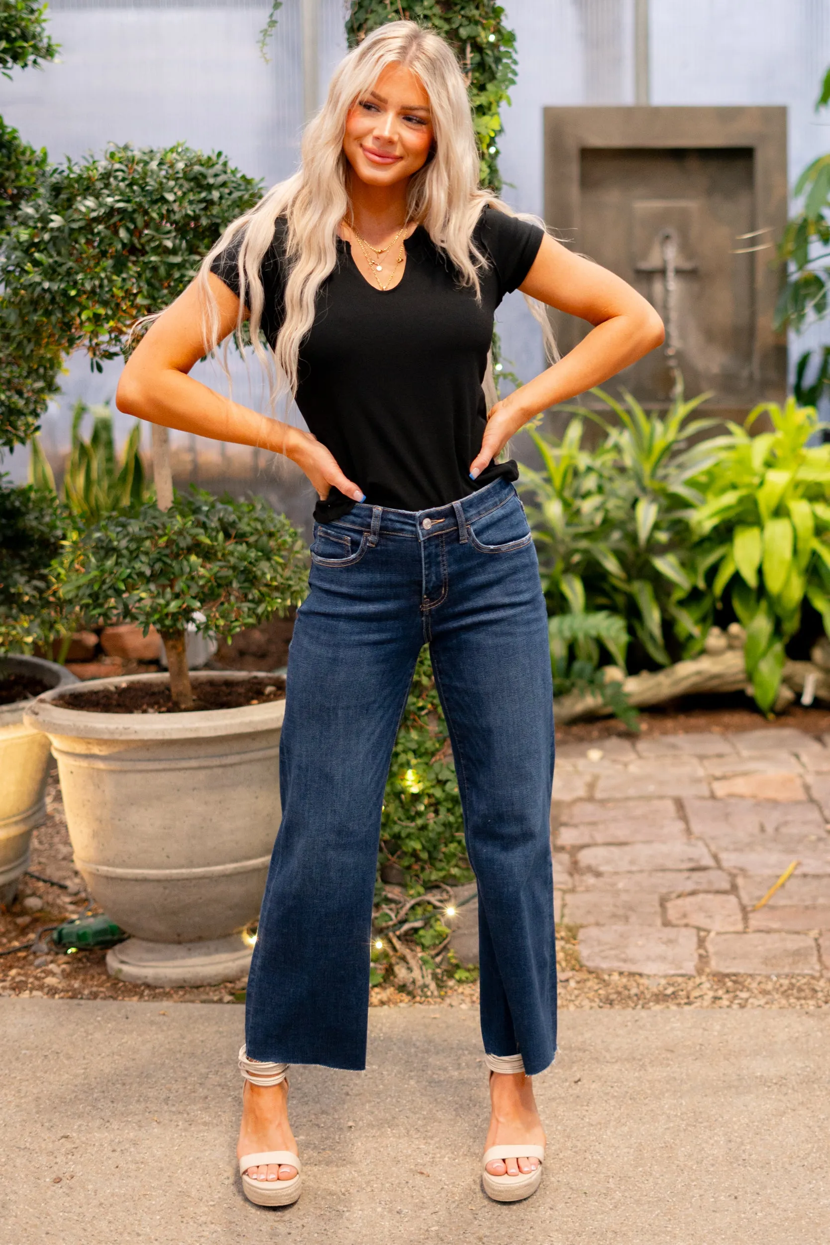 Finders Keepers Tummy Control Top Mid Rise Wide Leg Regular & Plus Sizes