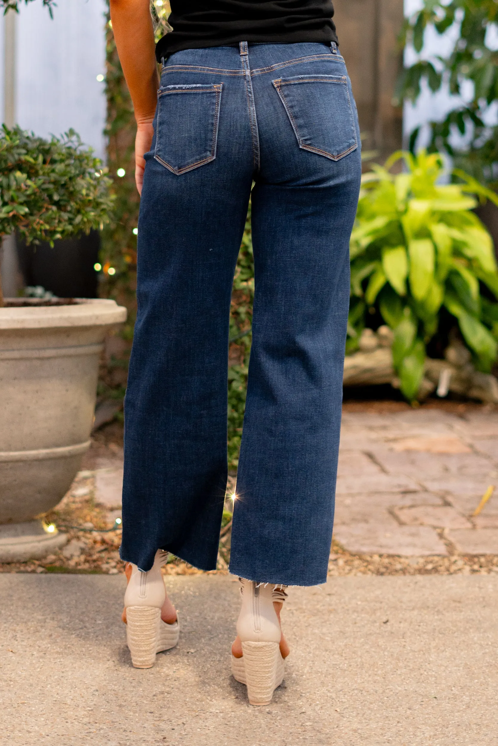 Finders Keepers Tummy Control Top Mid Rise Wide Leg Regular & Plus Sizes