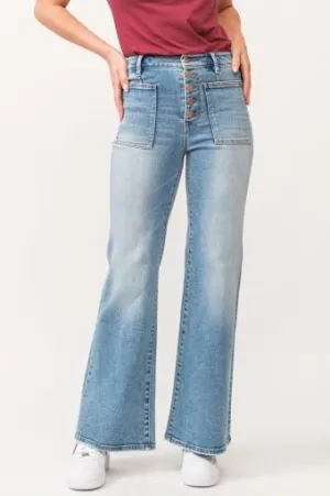 Fiona High Rise Clean Hem Jeans