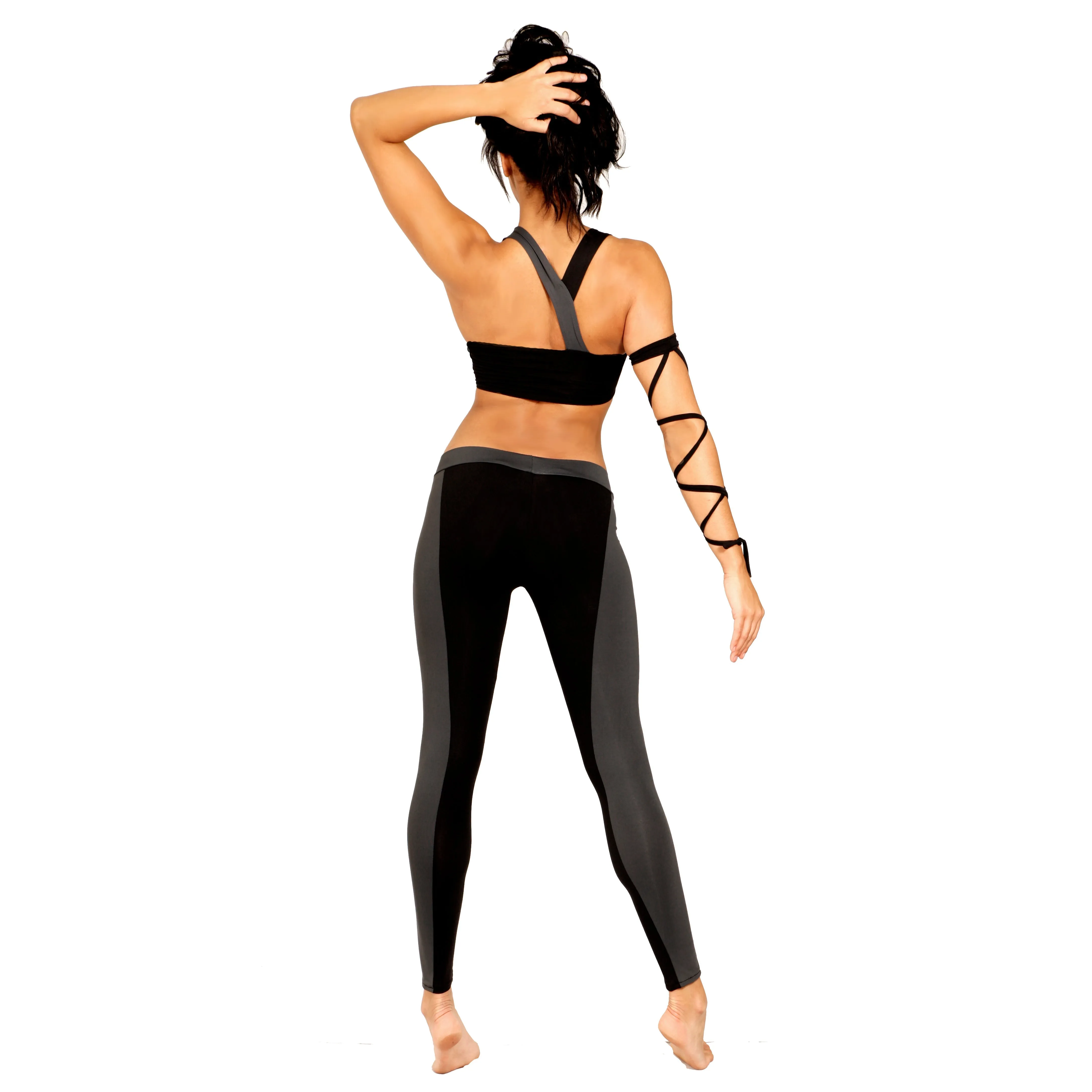 Fitness Leggings - Black / Charcoal
