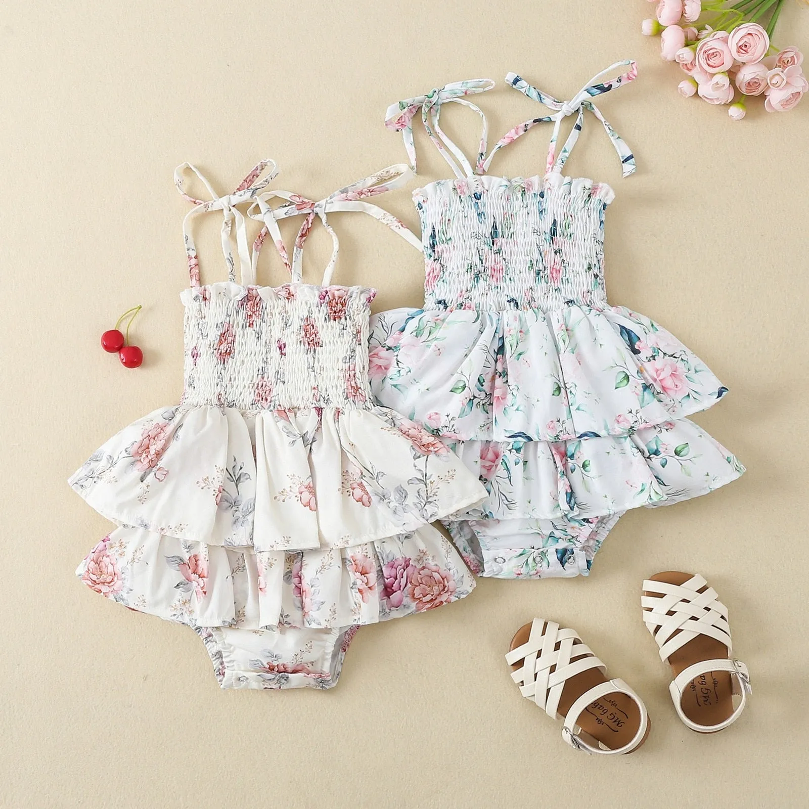 Floral Tutu Rompers