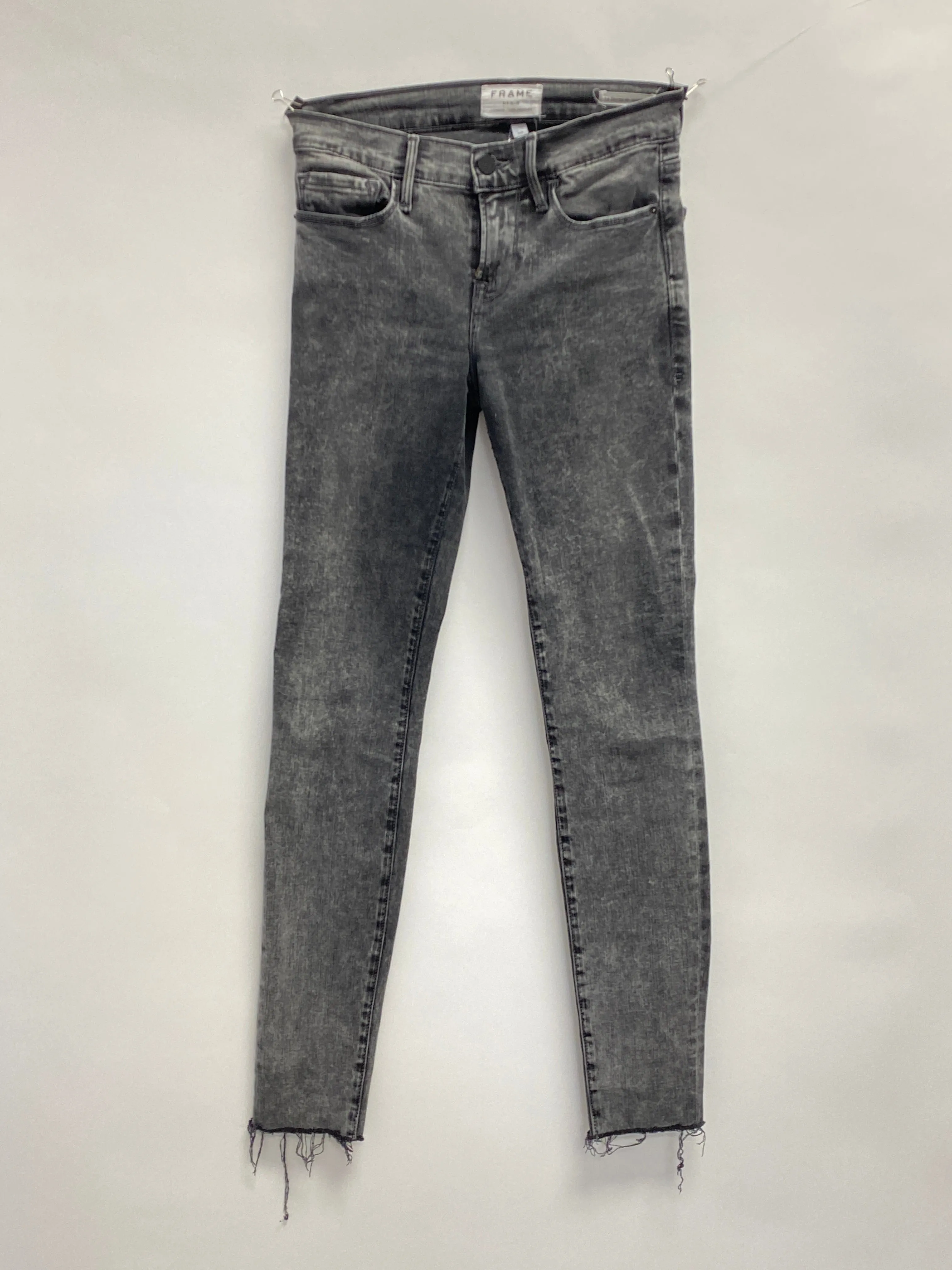 Frame Grey Acid Wash Jeans