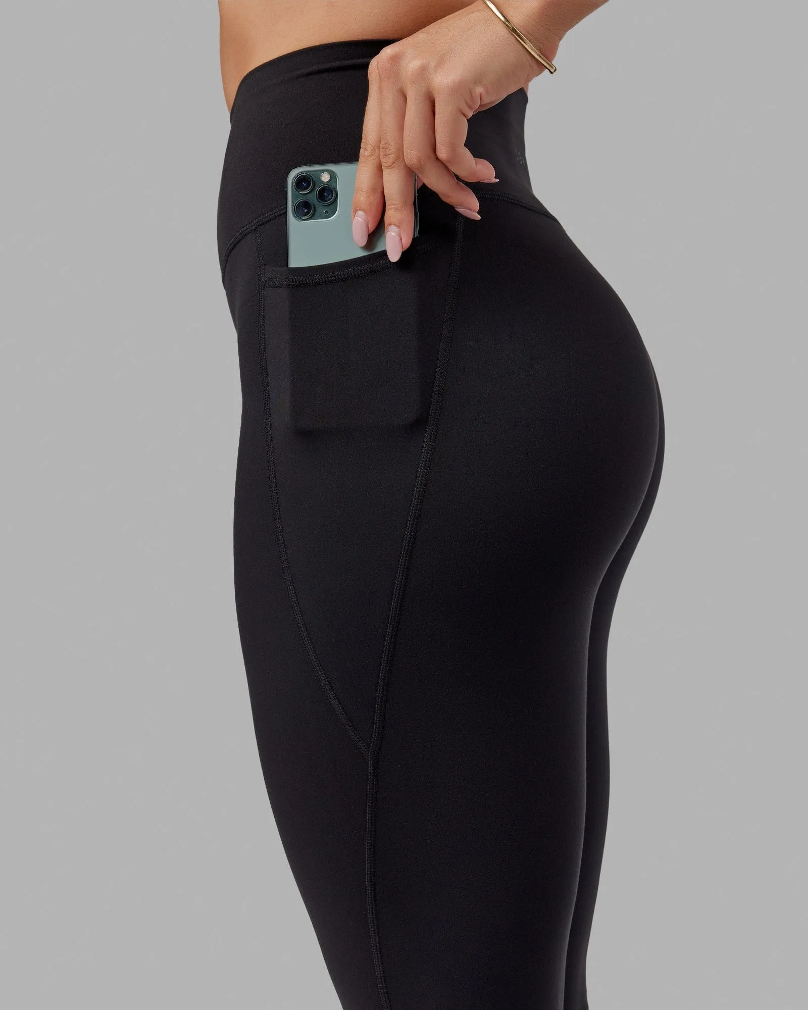 Fusion X-Long Tight with Pockets - Black