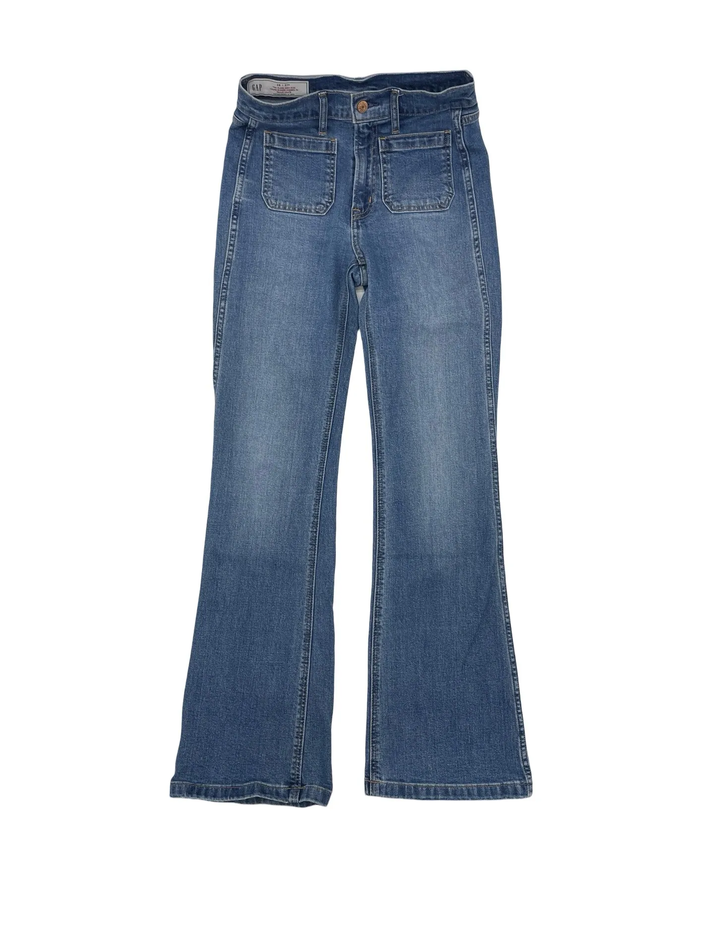Gap ‘70s flare high rise jeans - 26