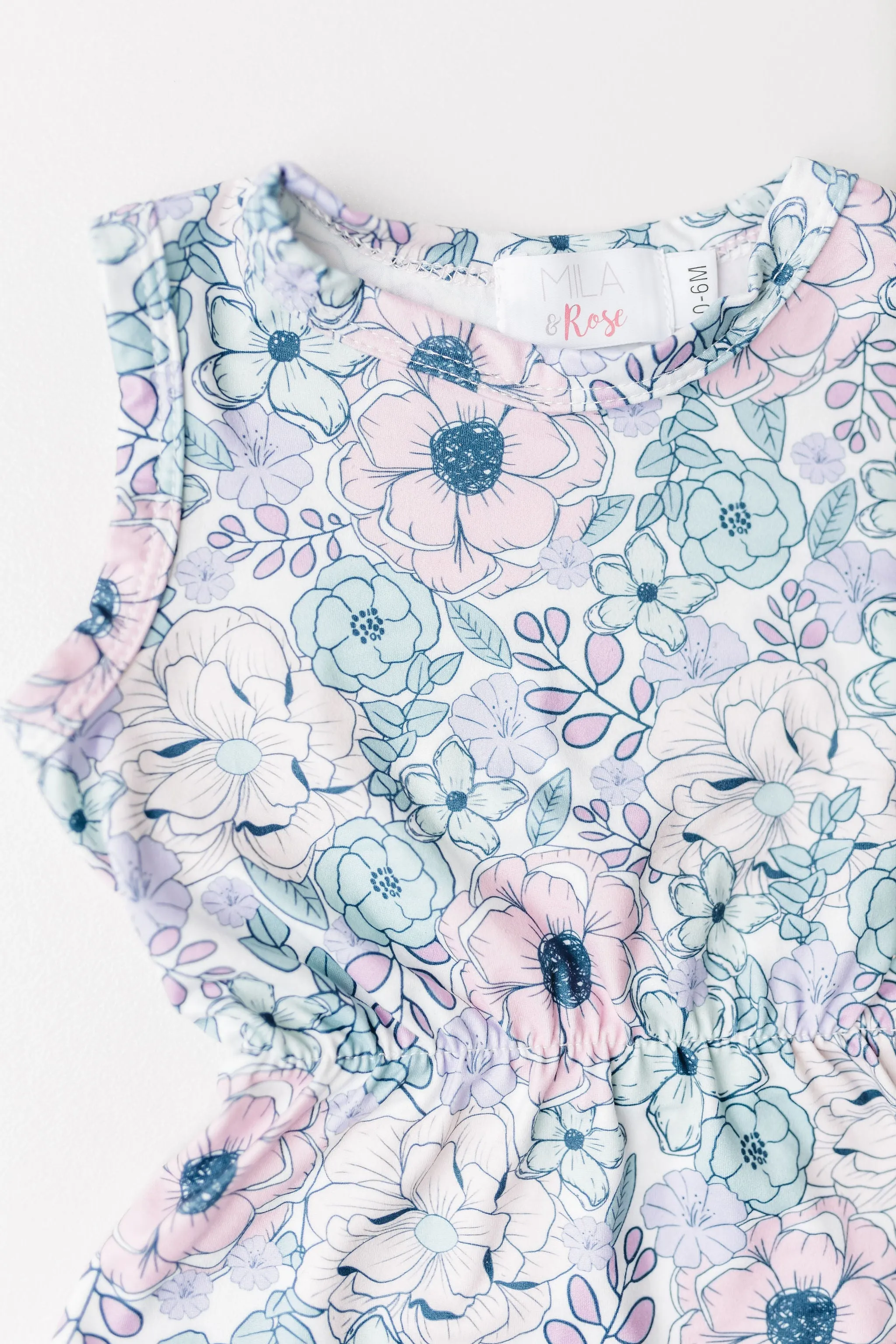 Garden Grace Pom Pom Romper