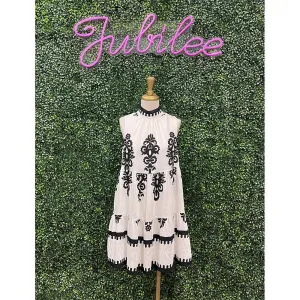Genesis Sleeveless Tiered Midi Dress