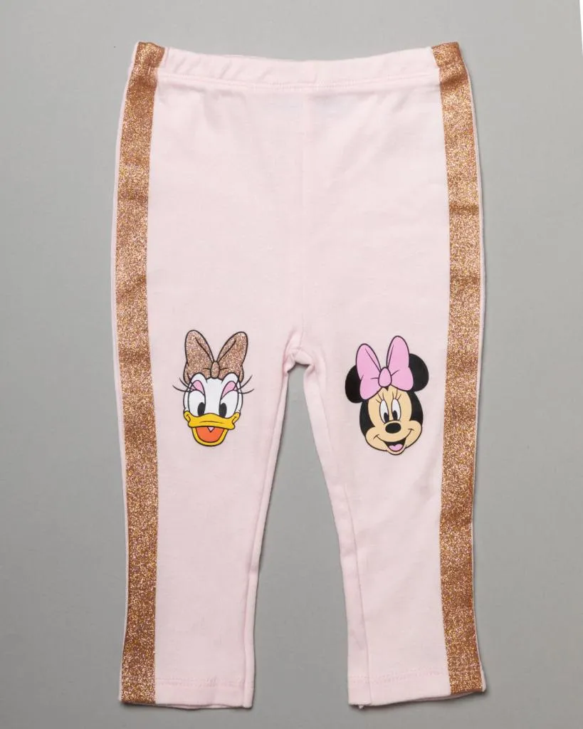 Girls 3 Piece Minnie & Daisy T shirt, Leggings & Headband Set (3-24 Months)-RBBT20634