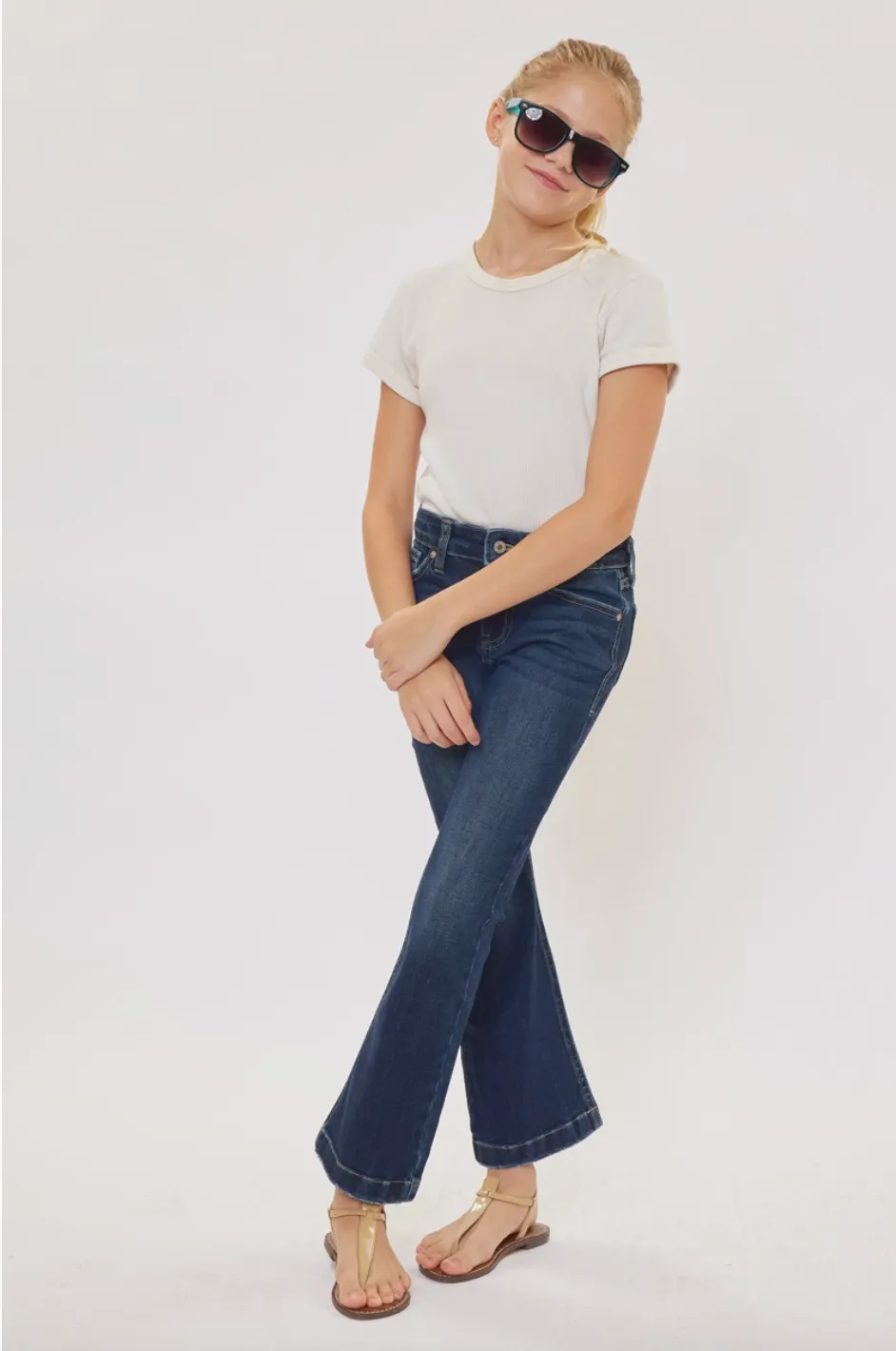 Girls Flare Jeans