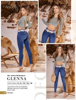 Glenna 100% Authentic Colombian Push Up Jeans
