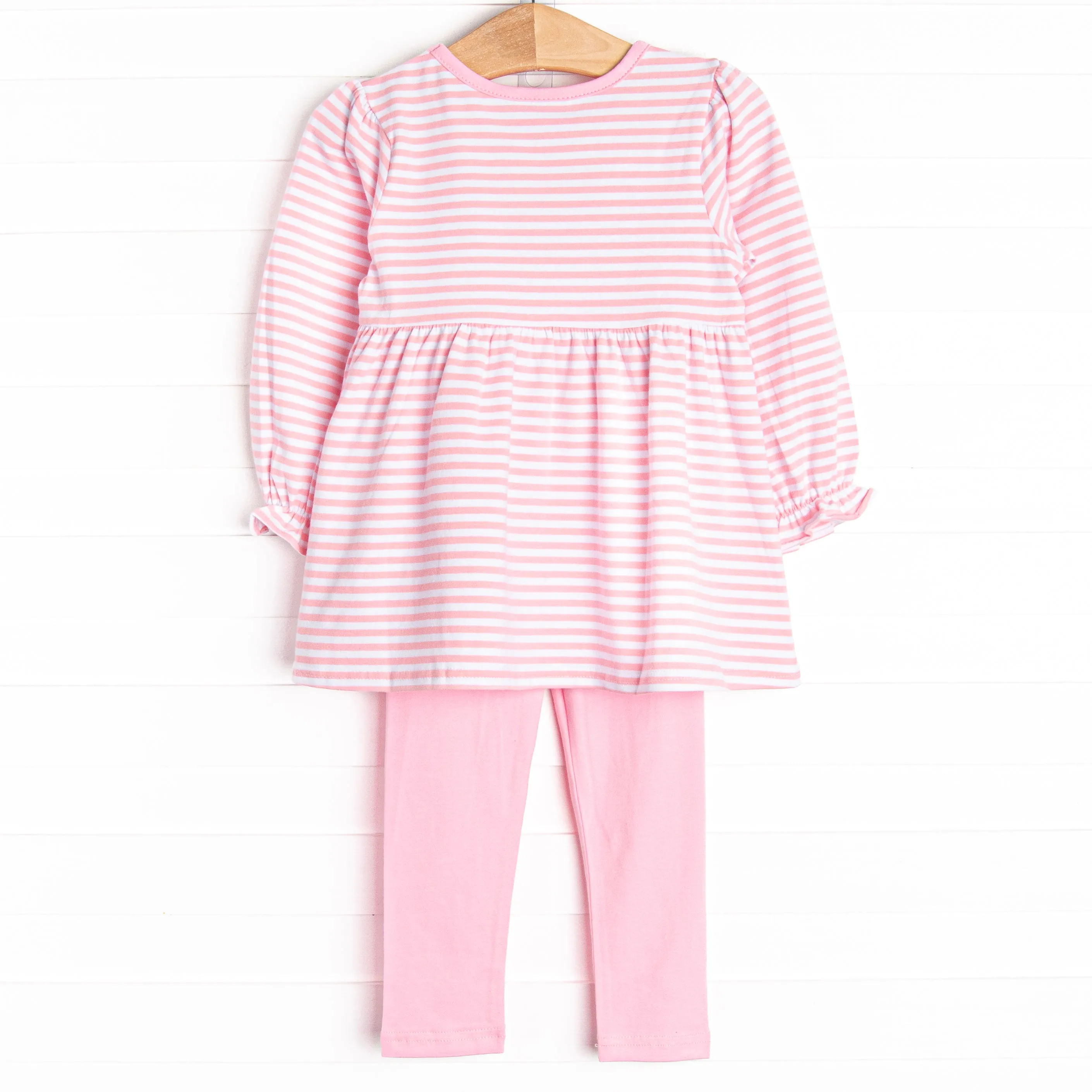 Go Dog Go Applique Legging Set, Pink