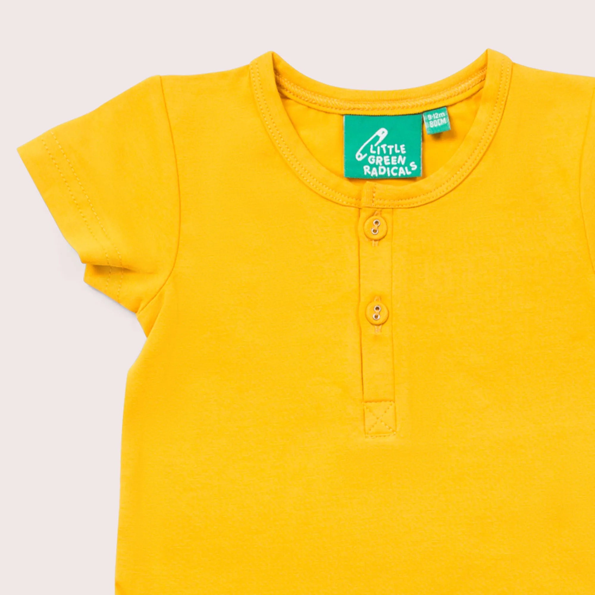 Gold Essentials Organic Short Sleeve Baby Bodysuit