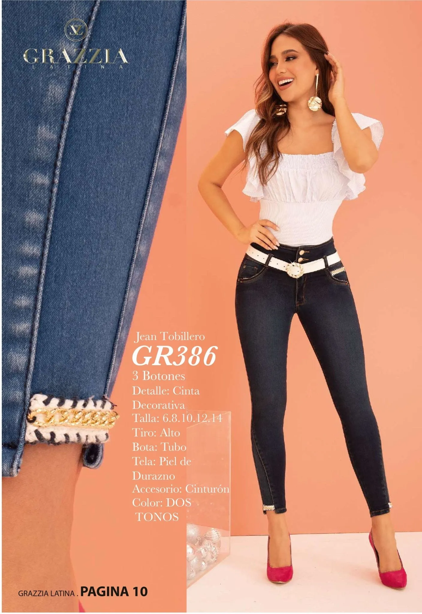 GR386 100% Authentic Colombian Push Up Jeans