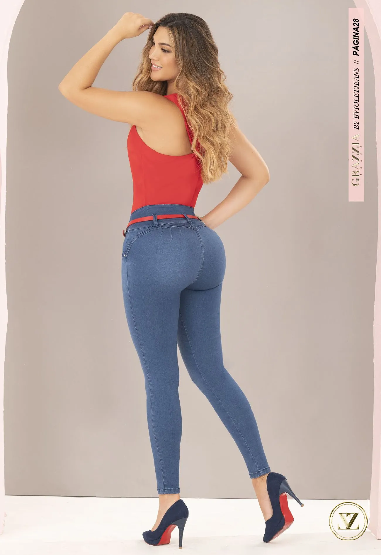 GR498 100% Authentic Colombian Push Up Jeans