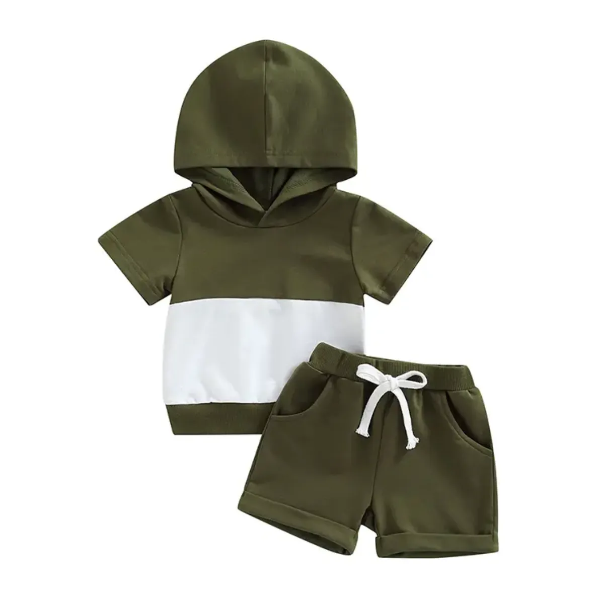 Green Hoodie Set