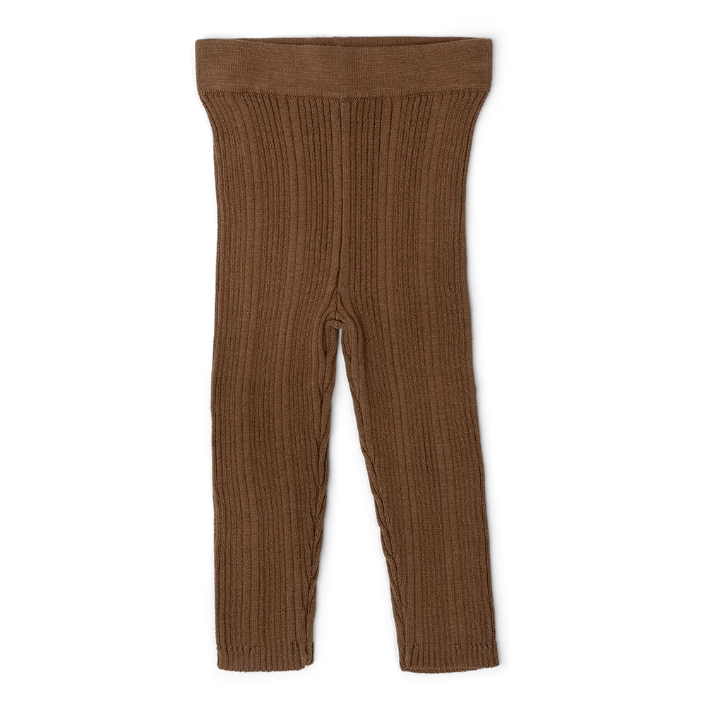 Grown Organic Ribbed Legging - Espresso