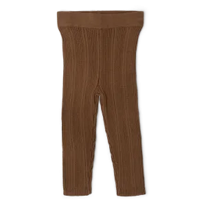 Grown Organic Ribbed Legging - Espresso