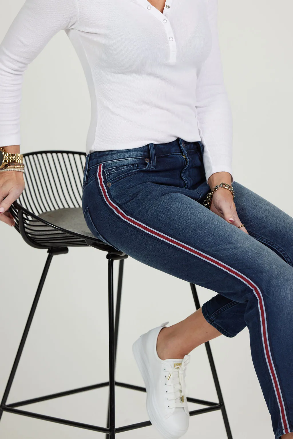 Gypsy High Rise Jeans - Scarlet