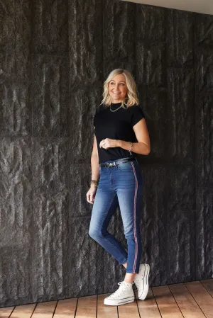 Gypsy High Rise Jeans - Scarlet