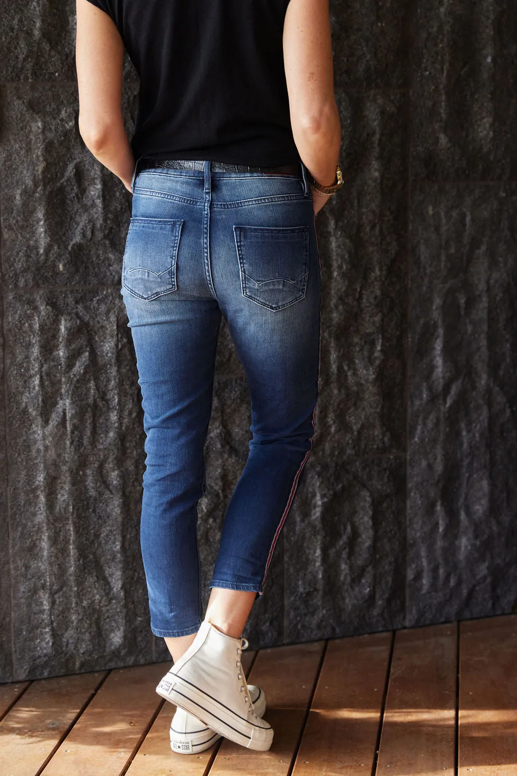 Gypsy High Rise Jeans - Scarlet