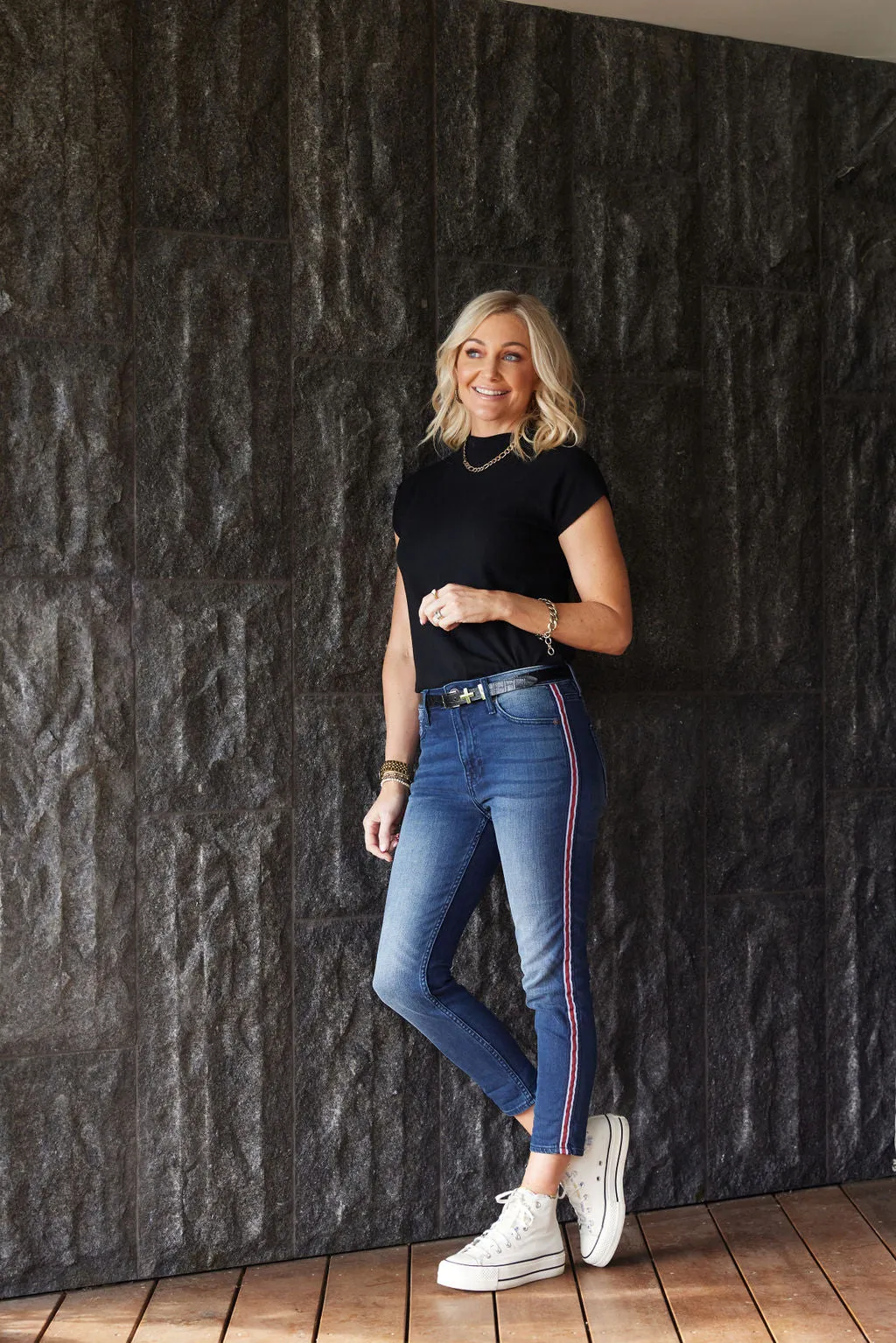 Gypsy High Rise Jeans - Scarlet