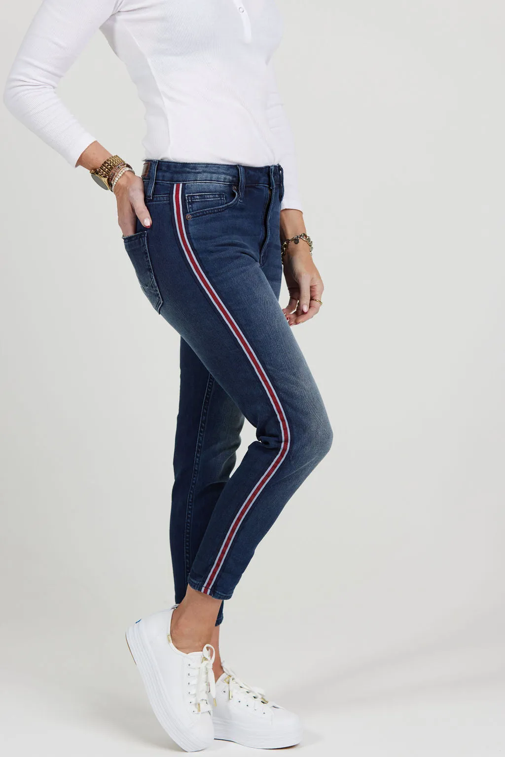 Gypsy High Rise Jeans - Scarlet