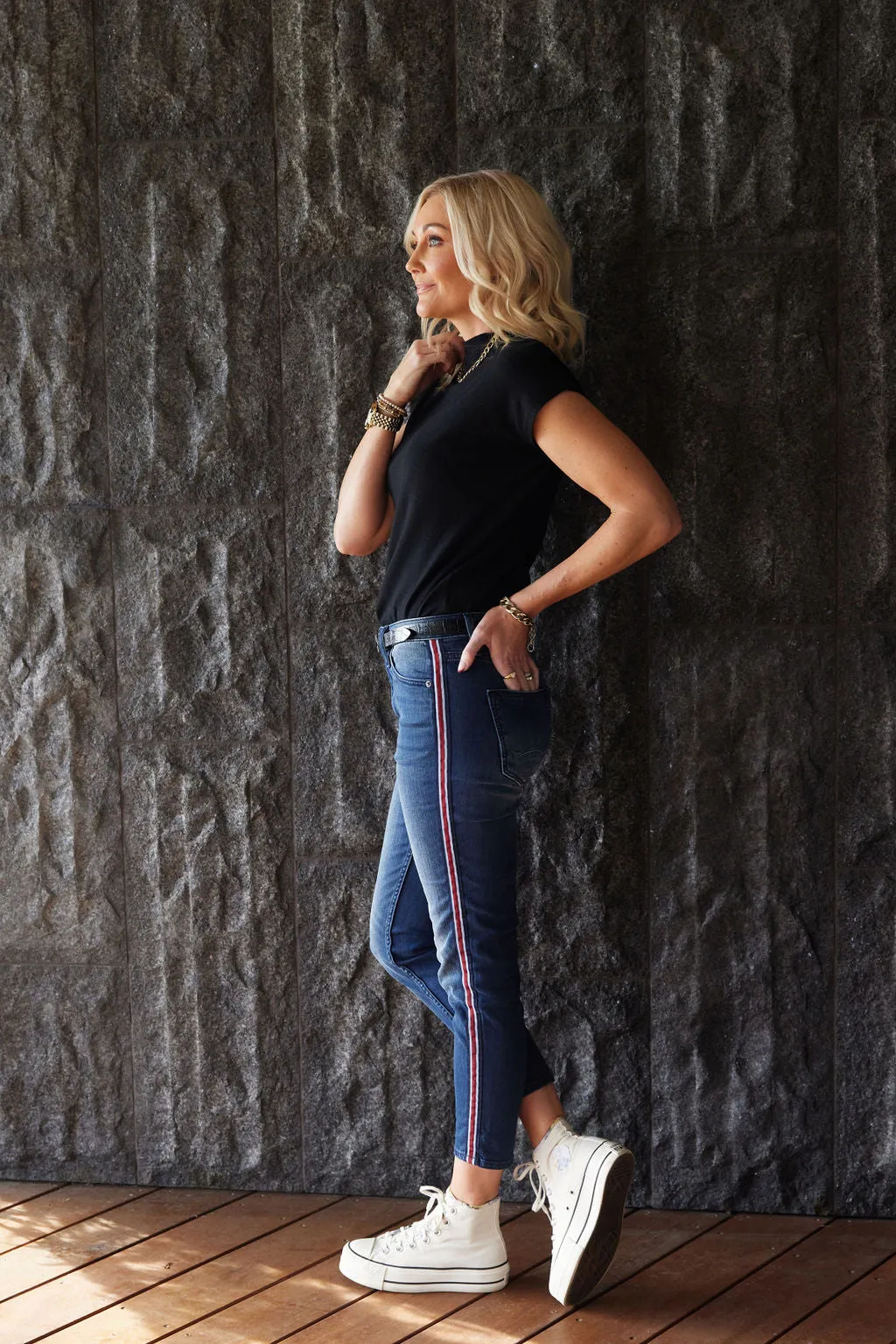 Gypsy High Rise Jeans - Scarlet