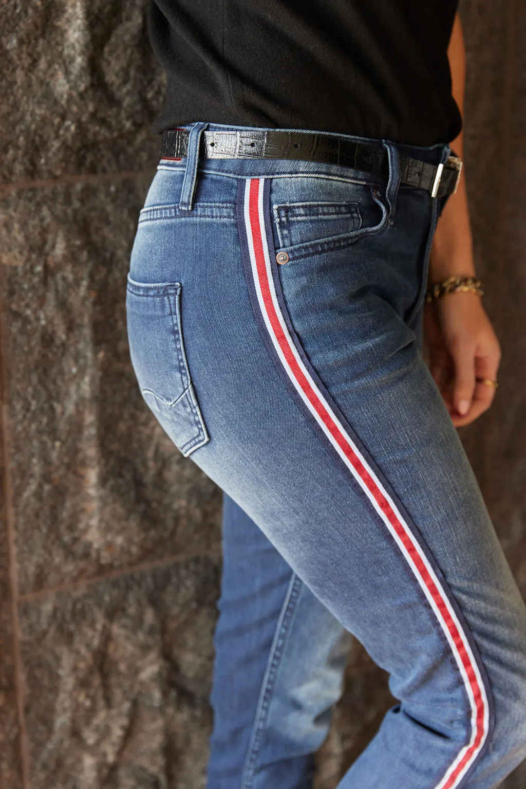 Gypsy High Rise Jeans - Scarlet