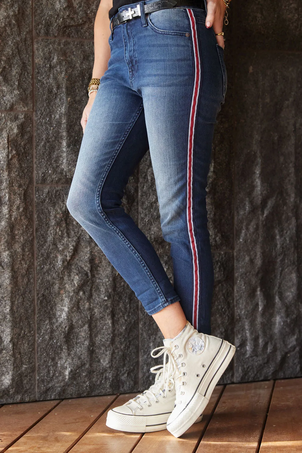 Gypsy High Rise Jeans - Scarlet
