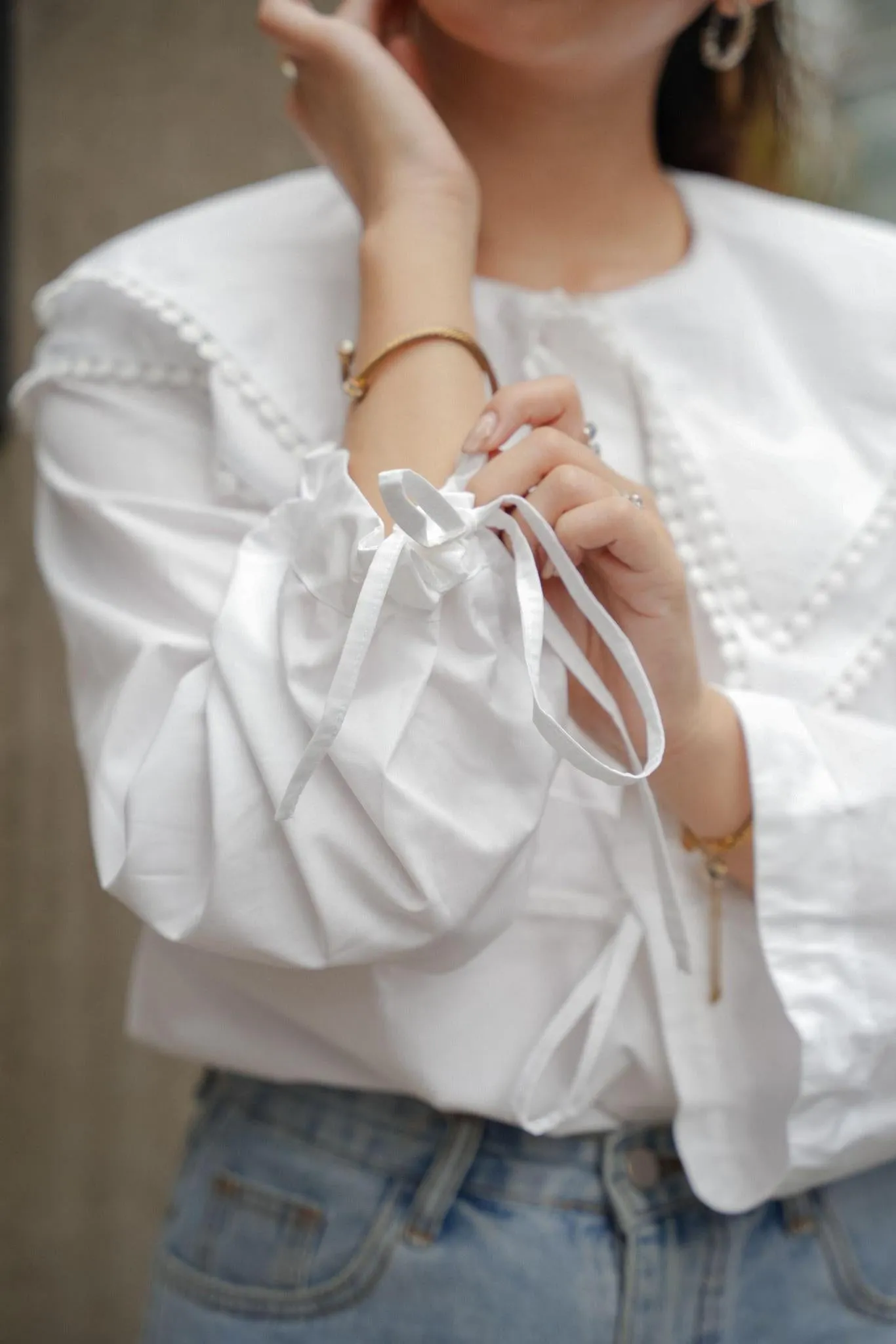 HANA SHIRT IN ECRU