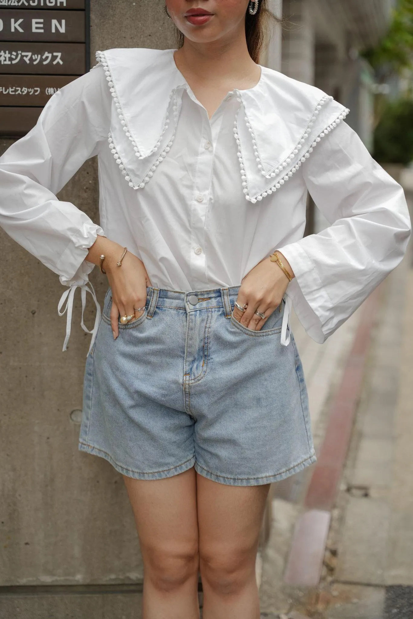 HANA SHIRT IN ECRU