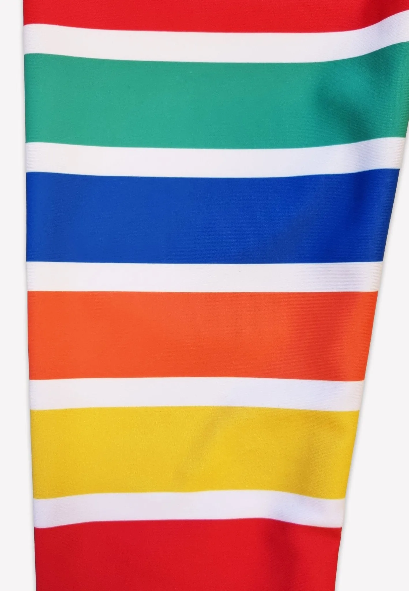 Happy Stripe Print Kids' Swim Leggings