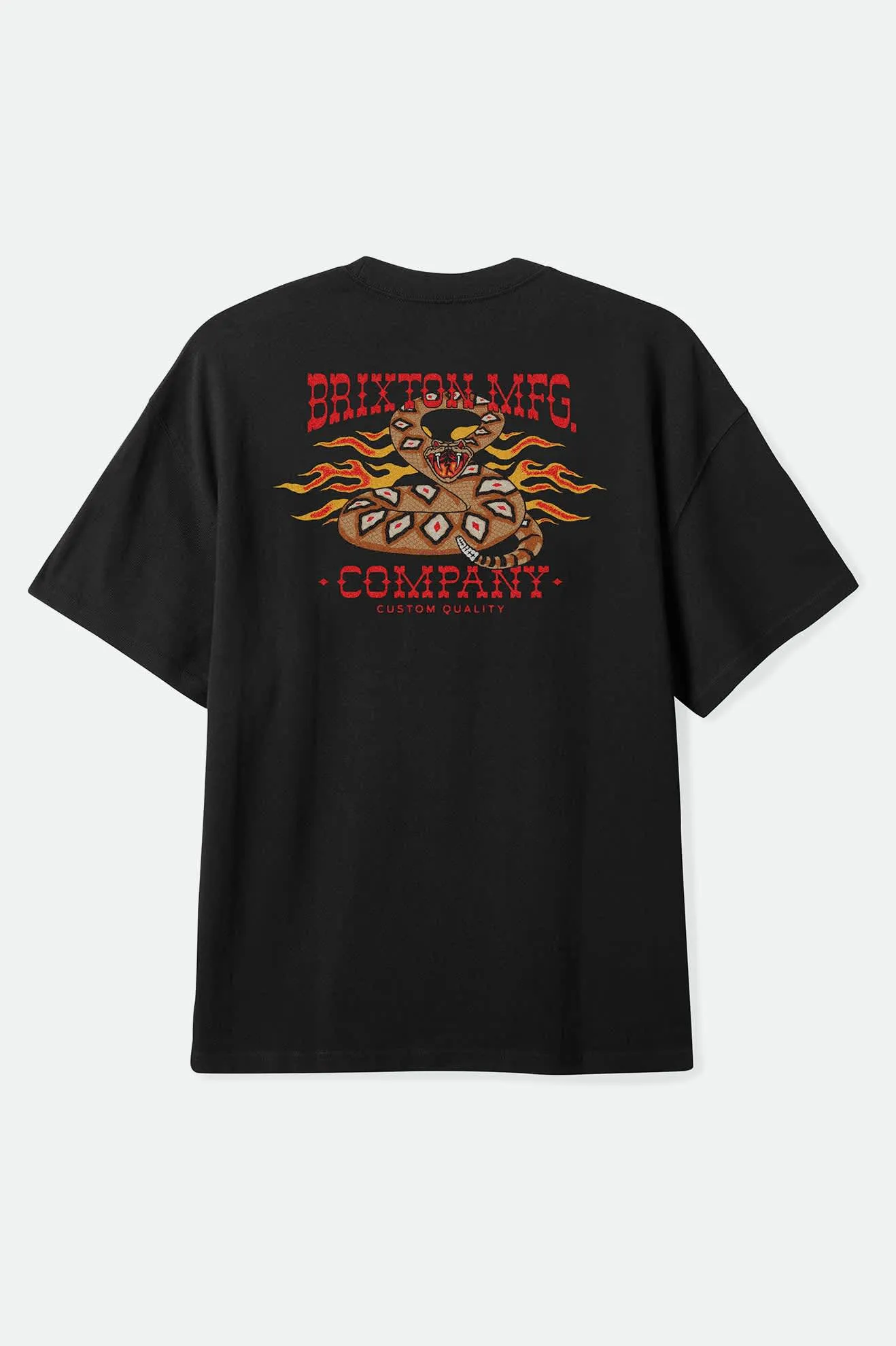Hardee S/S Standard T-Shirt - Black Worn Wash