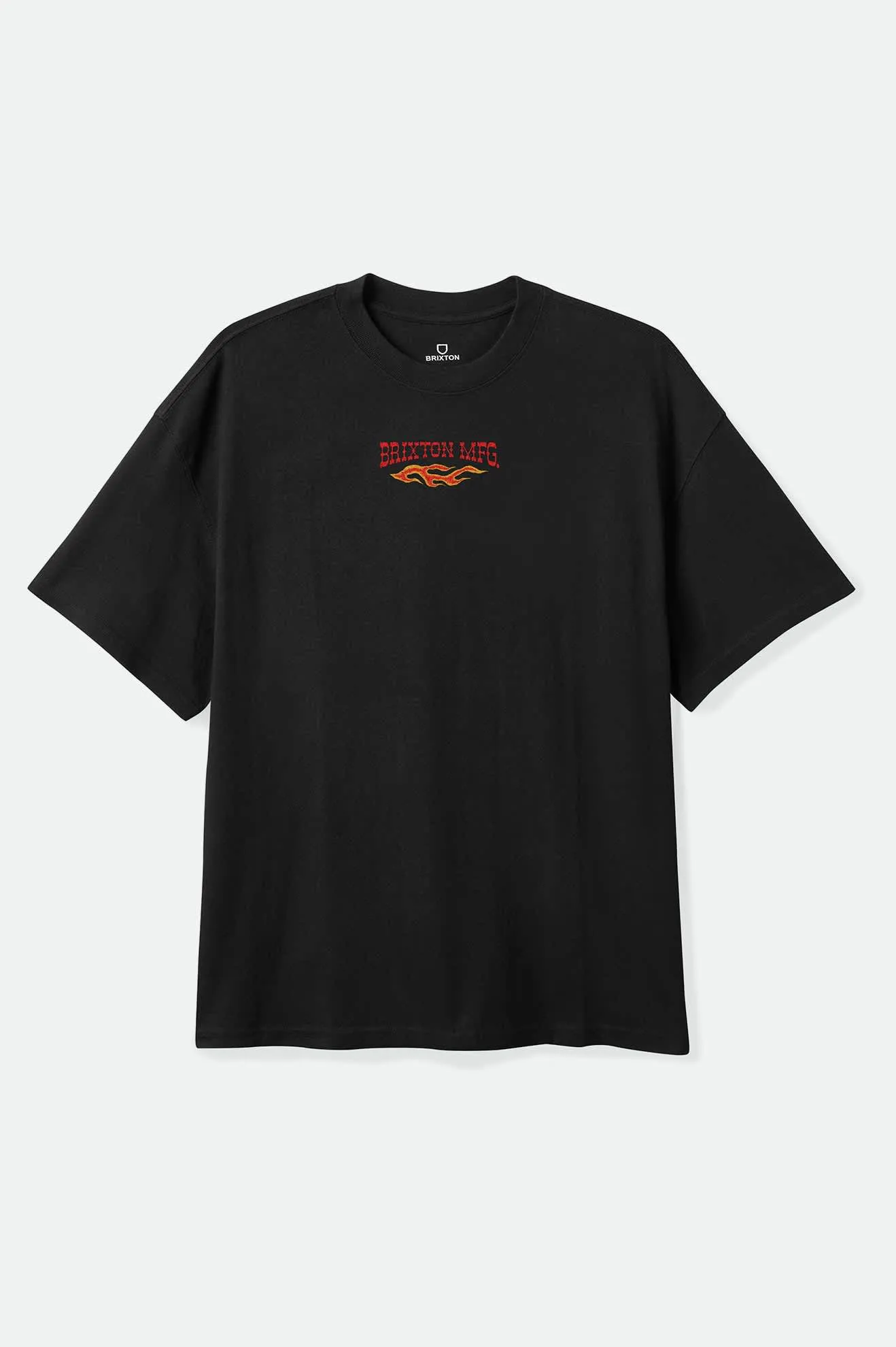Hardee S/S Standard T-Shirt - Black Worn Wash