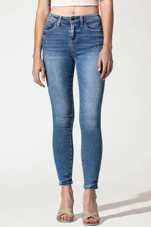 High Rise Ankle Skinny