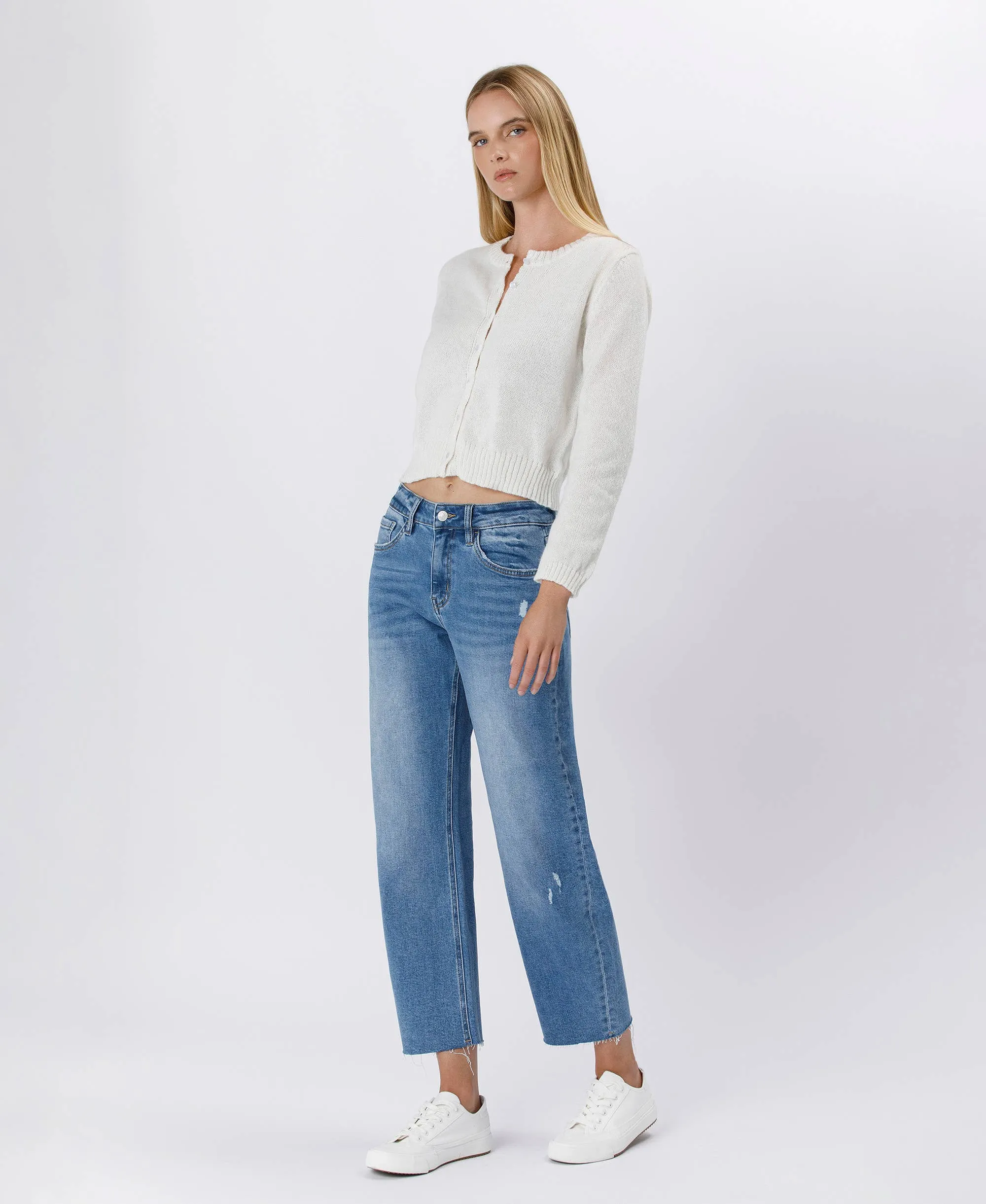 High Rise Barrel Jeans
