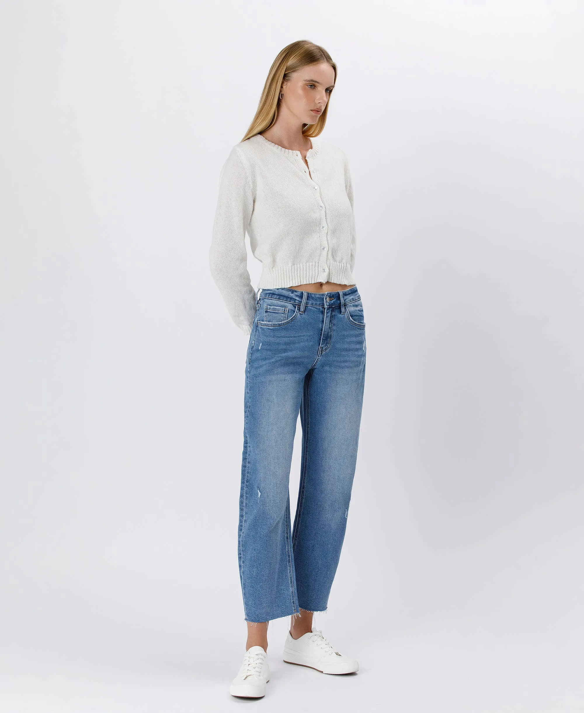High Rise Barrel Jeans