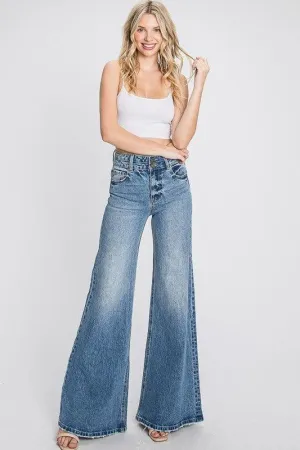 HIGH RISE COMFORT STRETCH VINTAGE WIDE LEG