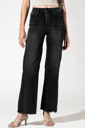 High Rise Crop Wide Leg