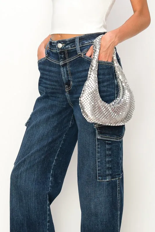 HIGH RISE WIDE JEANS