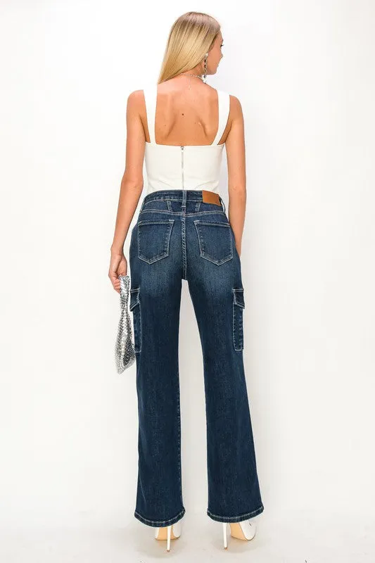 HIGH RISE WIDE JEANS