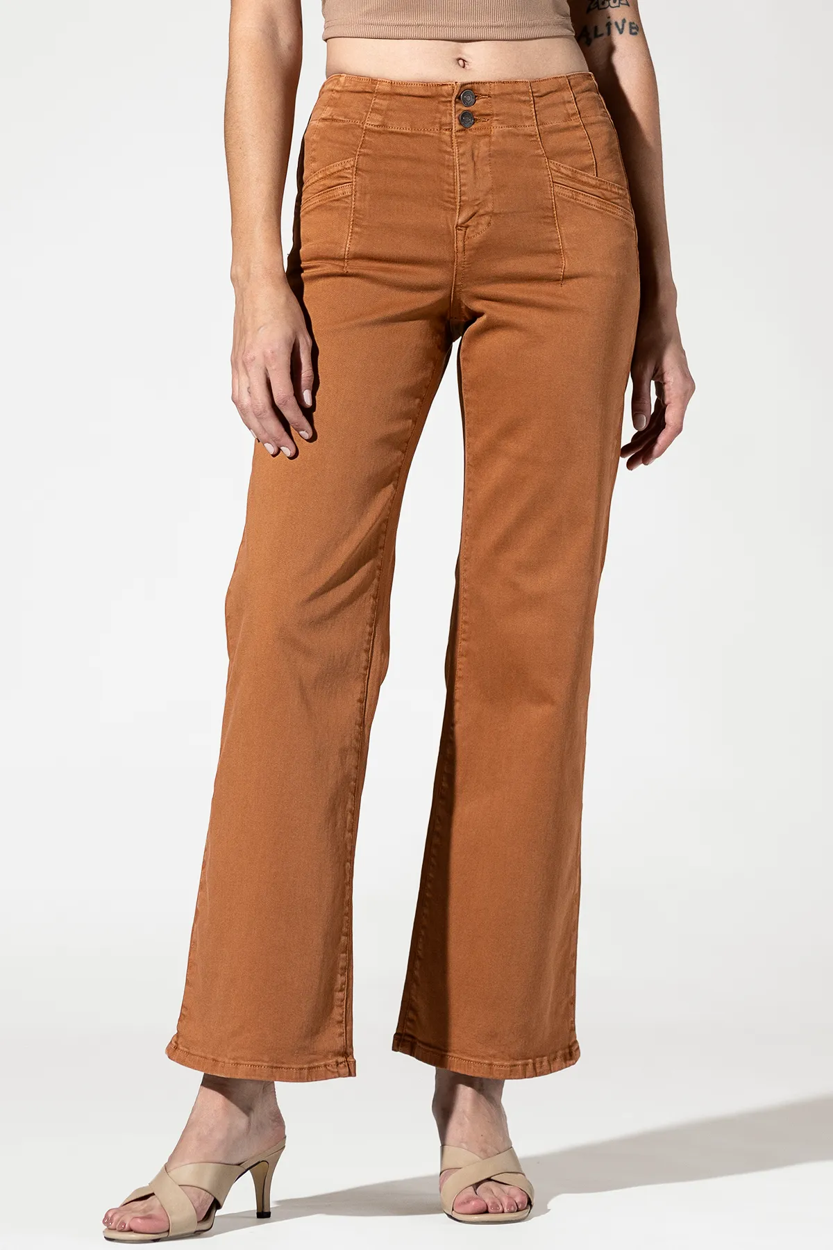 High Rise Wide Leg