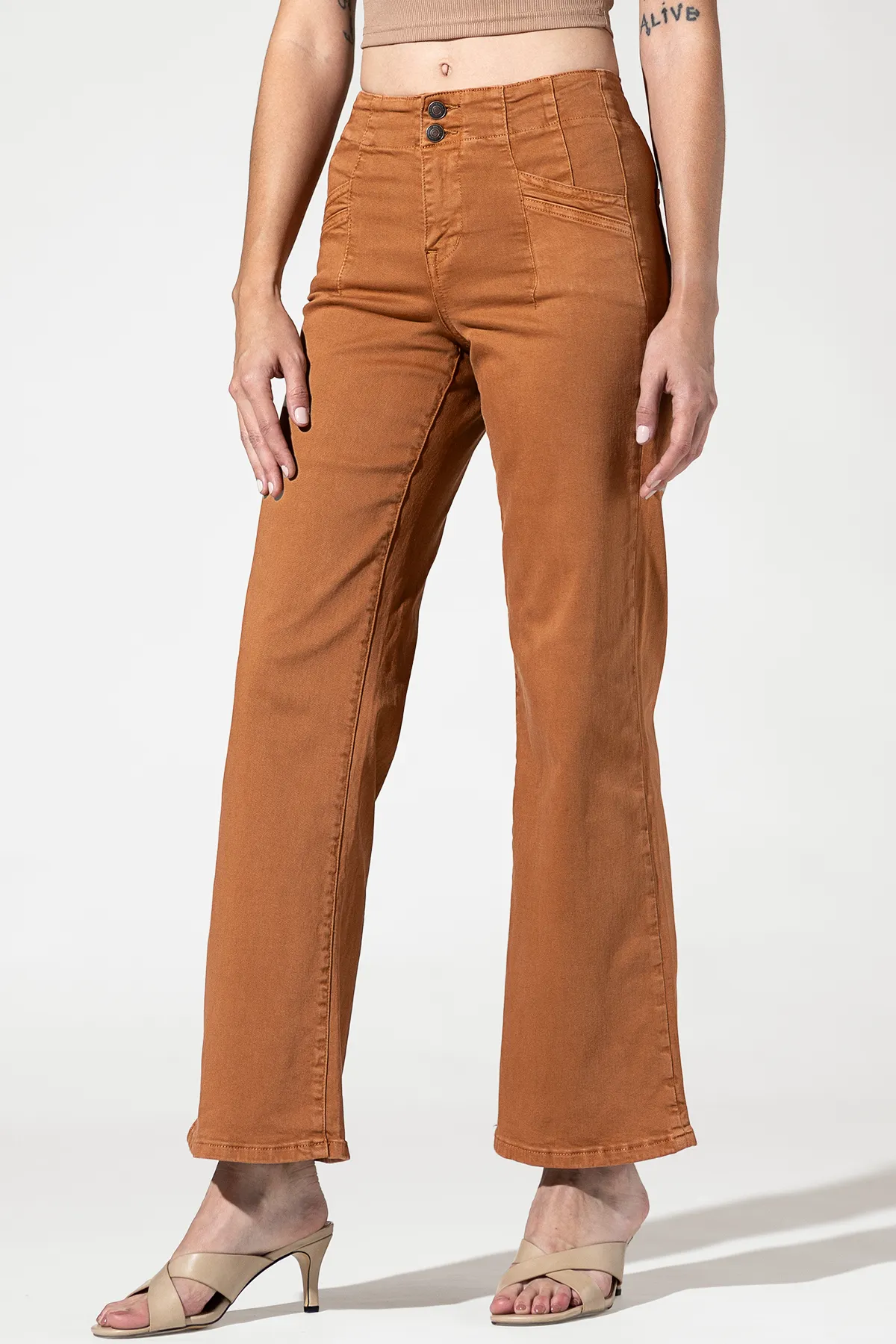 High Rise Wide Leg