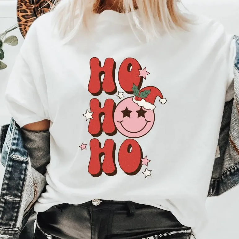 Ho Ho Ho - Christmas Retro Tee